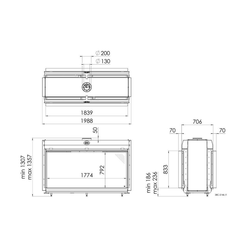 Gaskamin Spartherm Dru Cosmo – Tunnel RCH | Ofentraum Loverre