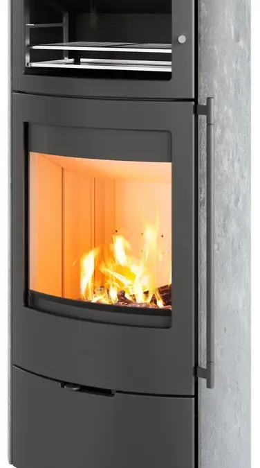Kaminofen Lotus Jubilee 35 Speckstein mit Warmhaltefach