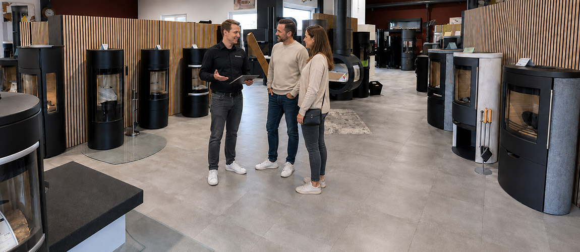 Kaminausstellung von Ofentraum Loverre in Dülmen für Kunden aus Gescher