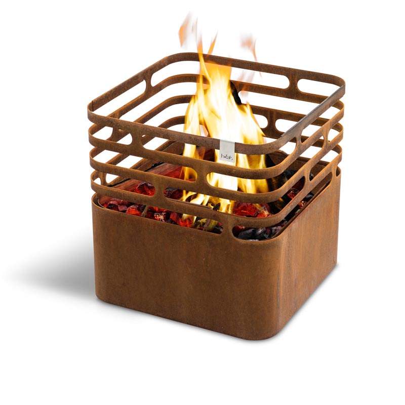 höfats CUBE Feuerkorb rusty